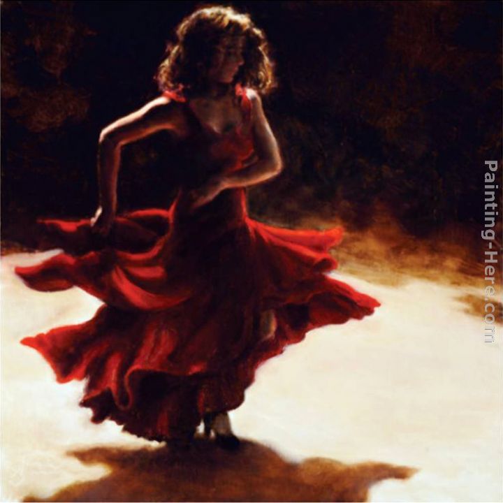 Spirit of Flamenco painting - Flamenco Dancer Spirit of Flamenco art painting